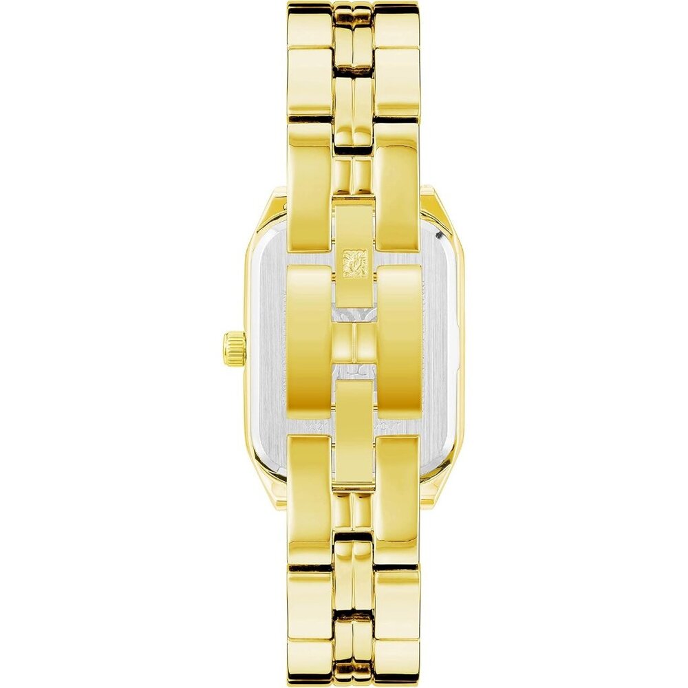 Women's Gold Stainless Steel Water Resistant Bracelet Adjustable Watch - Picture 3 of 9